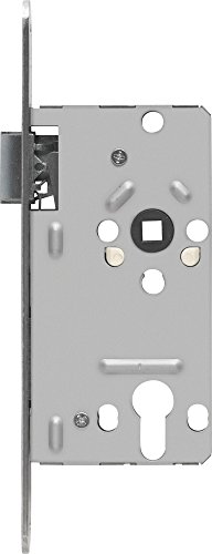 ABUS 210389 Tür-Einsteckschloss Profilzylinder TKZ20, für DIN-links Türen, silber