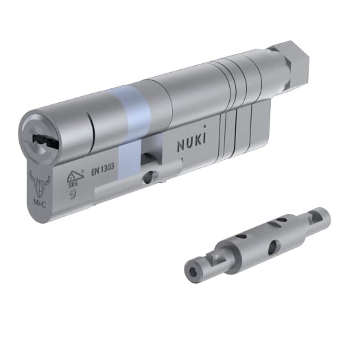 Nuki Universal Cylinder, Schließzylinder für Nuki Smart Lock, Höchste Sicherheitsklasse SKG***,...