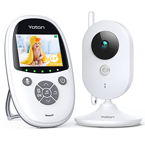 YOTON Babyphone mit Kamera, 2,4 Zoll 800mAh Babyphone, 2-Wege-Audio, Vox, 8 Schlaflieder,...