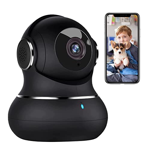 Little elf Überwachungskamera, 2K Babyphone mit Kamera mit Bewegungserkennung, Nachtsicht,...
