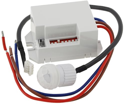 ChiliTec Bewegungsmelder Mini Innen 6m 360° Detektion 230V - Für LED geeignet - LED 6Meter...