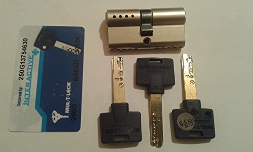 MUL-T-LOCK INTERACTIVE + Sicherheits-Schließzylinder / Sicherungskarte /3 Schlüssel / (31/31)
