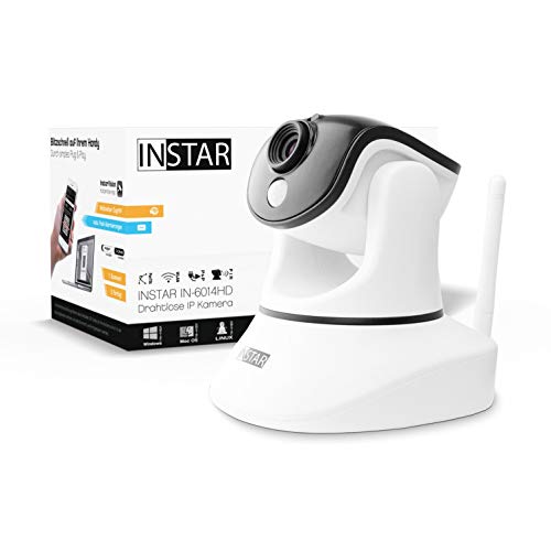 INSTAR IN-6014HD weiss - WLAN Überwachungskamera - IP Kamera - steuerbar - Innenkamera – Mikrofon...