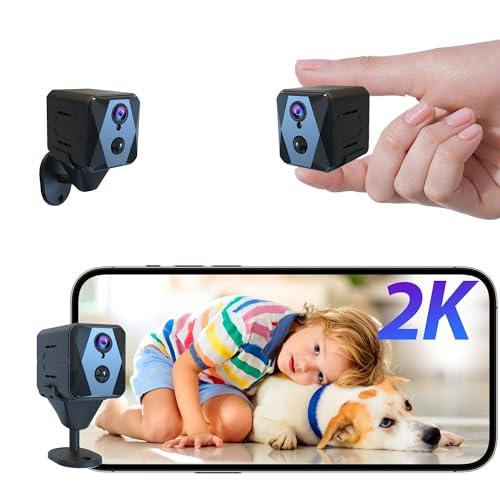 aidowocam Mini Kamera,2K Überwachungskamera Innen, Kamera Überwachung Innen,Camera Live...