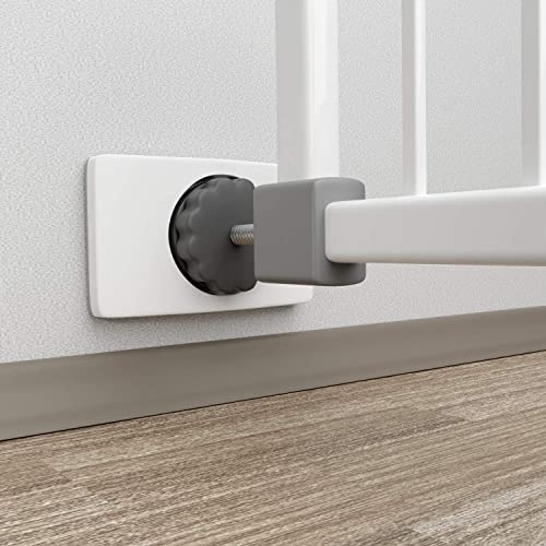 Hoffenbach 4X Wandschutz Pads für Treppengitter & Türschutzgitter – Rechteckige Schutzpads für...